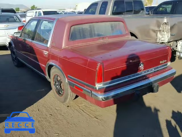 1989 CHRYSLER NEW YORKER 1C3BC6632KD598936 зображення 2