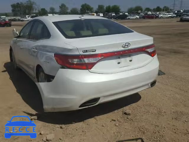 2013 HYUNDAI AZERA KMHFG4JGXDA218600 image 2