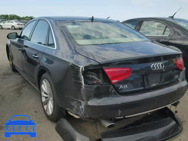2011 AUDI A8 QUATTRO WAUAVAFD0BN000735 image 2