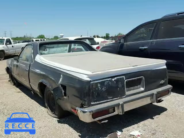 1985 CHEVROLET EL CAMINO 3GCCW80H3FS909366 image 2