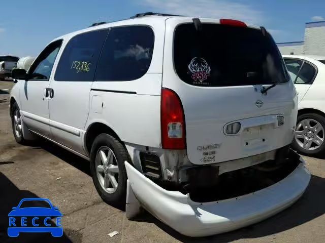 2001 NISSAN QUEST GLE 4N2ZN17T31D821776 image 2