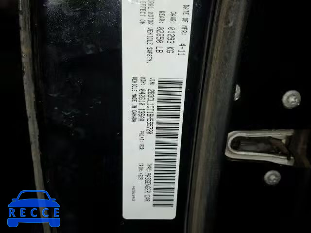 2011 DODGE CHARGER PO 2B3CL1CT1BH555720 image 9