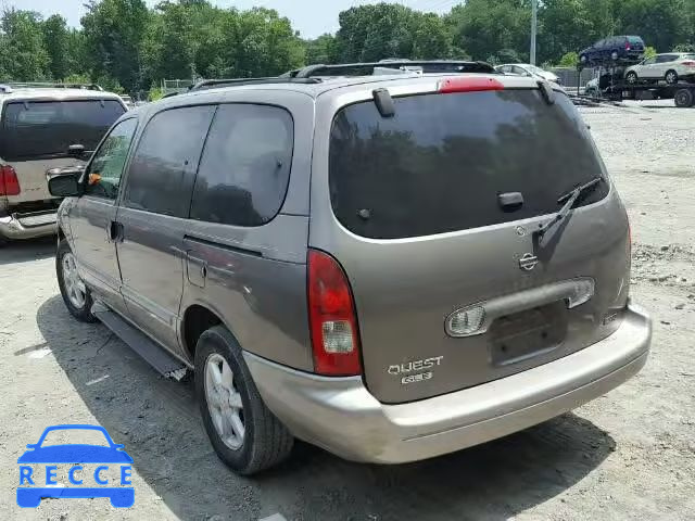 2001 NISSAN QUEST GLE 4N2ZN17TX1D817174 image 2