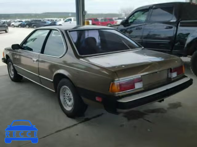1984 BMW 633CSI WBAEB740XE6728171 зображення 2