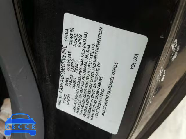 2000 SUZUKI VITARA JLS 2S3TC52C2Y6110920 image 9