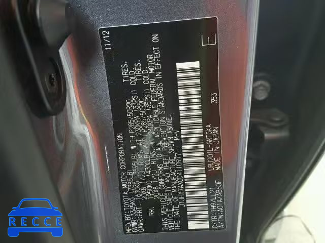 2013 LEXUS LX 570 JTJHY7AX0D4110977 image 9