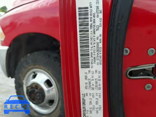 2011 DODGE RAM 3500 M 3D73Y4HL8BG505042 зображення 9