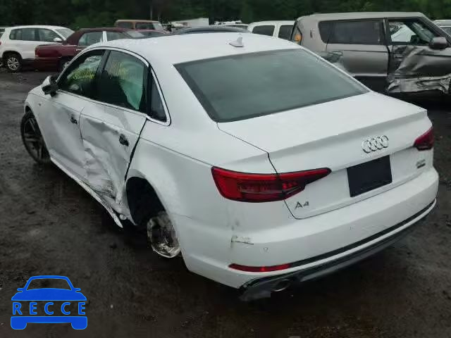 2017 AUDI A4 WAUENAF40HN019425 image 2