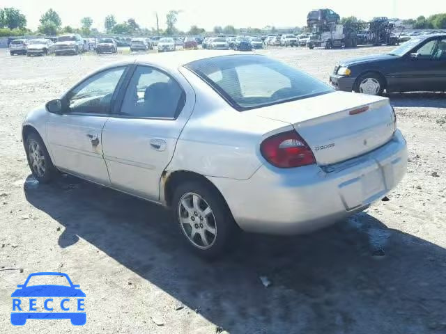 2005 DODGE NEON SX 2. 1B3ES46C75D272474 зображення 2