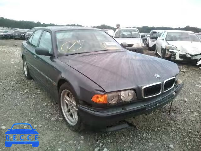 1999 BMW 740I AUTOMATIC WBAGG8335XDN75385 зображення 0