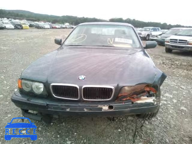 1999 BMW 740I AUTOMATIC WBAGG8335XDN75385 зображення 9