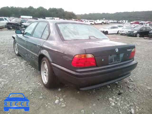 1999 BMW 740I AUTOMATIC WBAGG8335XDN75385 зображення 2