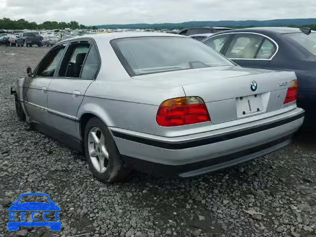 1999 BMW 740I AUTOMATIC WBAGG8338XDN75235 Bild 2