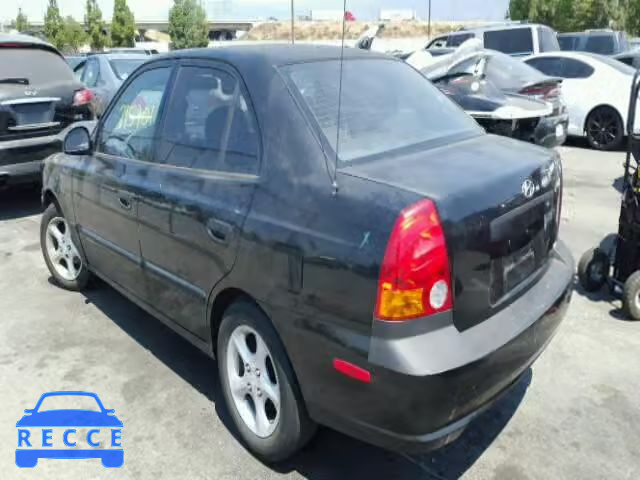 2003 HYUNDAI ACCENT KMHCG45CX3U424507 image 2