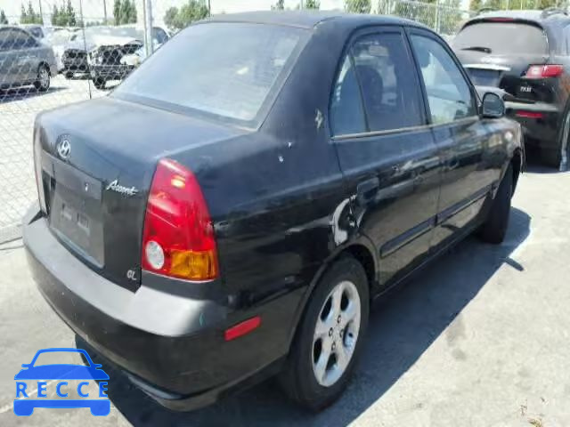 2003 HYUNDAI ACCENT KMHCG45CX3U424507 image 3