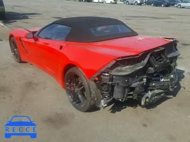 2014 CHEVROLET CORVETTE 2 1G1YK3D70E5133558 зображення 3