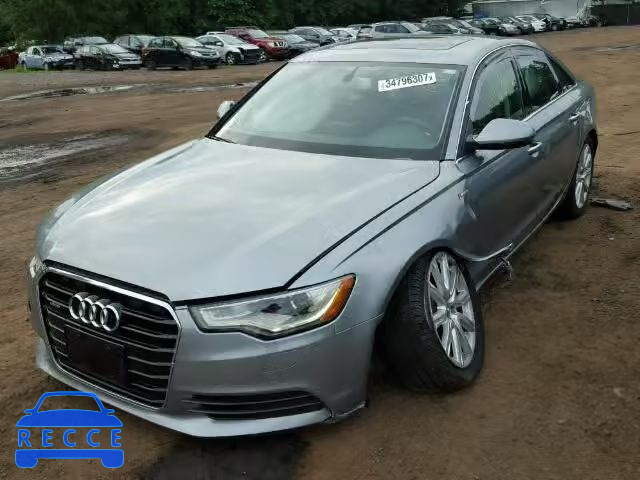 2014 AUDI A6 WAUFGAFCXEN014492 image 1