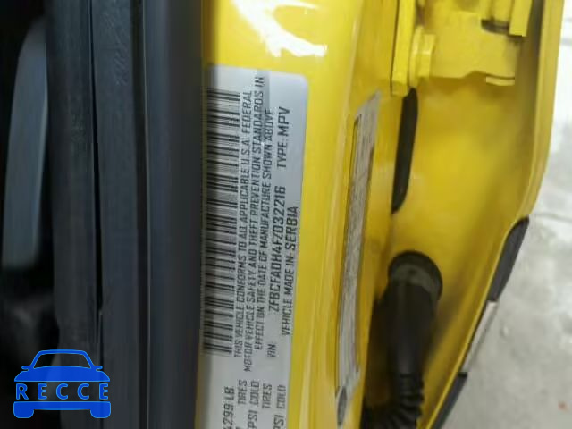 2015 FIAT 500L TREKK ZFBCFADH4FZ032216 Bild 9