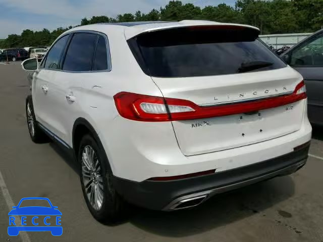 2017 LINCOLN MKX RESERV 2LMPJ8LR3HBL25630 image 2