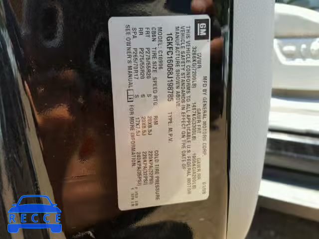 2008 GMC YUKON XL C 1GKFC16068J198785 image 9