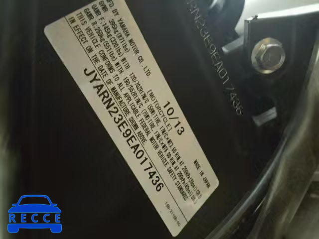 2014 YAMAHA YZFR1 JYARN23E9EA017436 image 9