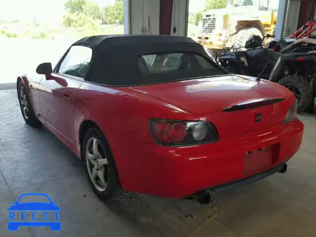 2001 HONDA S2000 JHMAP11491T007177 image 2