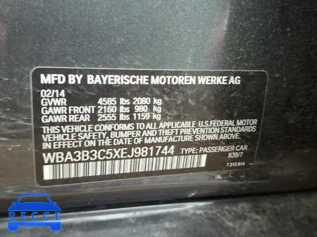 2014 BMW 328XI WBA3B3C5XEJ981744 image 9