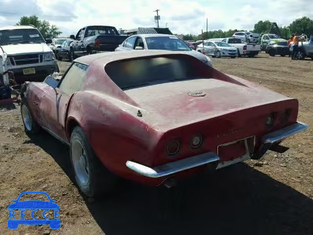 1969 CHEVROLET CORVETTE 194379S706922 Bild 2