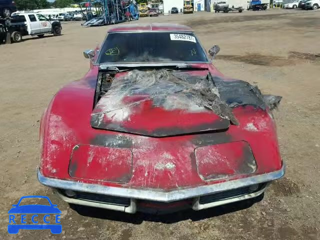 1969 CHEVROLET CORVETTE 194379S706922 Bild 8