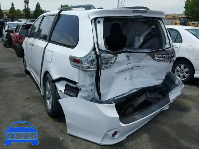 2017 TOYOTA SIENNA SE 5TDXZ3DC6HS786096 image 2