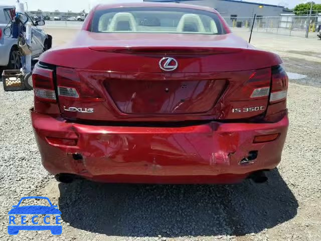 2010 LEXUS IS350 JTHFE2C24A2501031 image 8