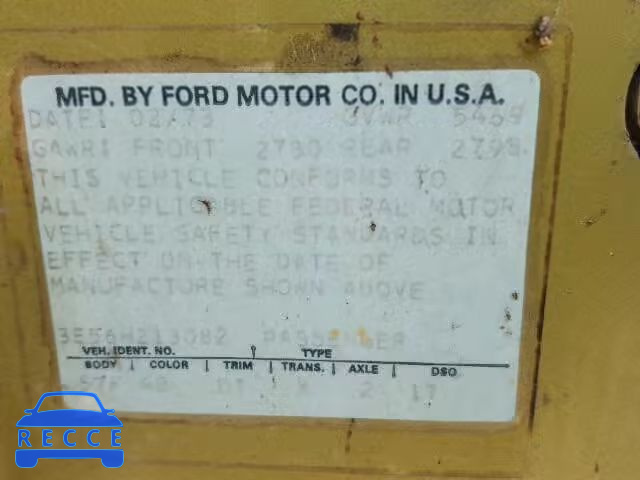 1973 FORD LTD 3E56H213082 зображення 9