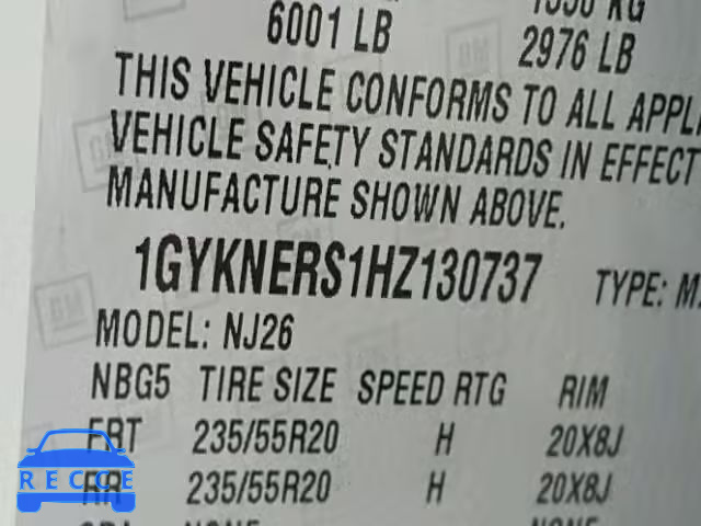 2017 CADILLAC XT5 PREMIU 1GYKNERS1HZ130737 image 9