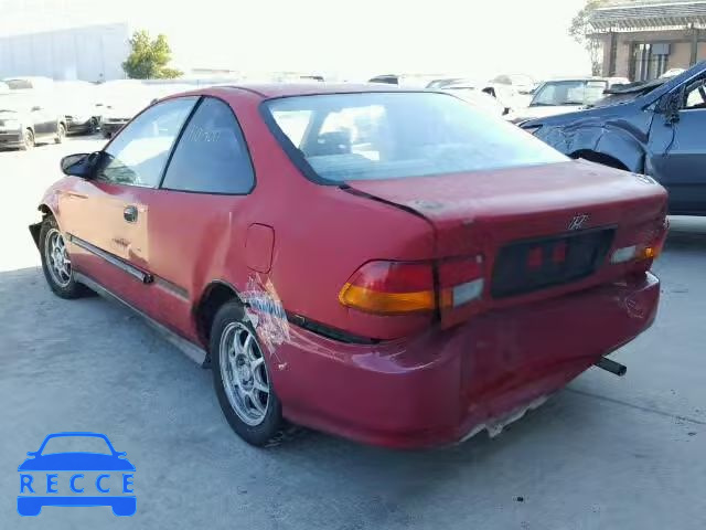 1996 HONDA CIVIC HX 1HGEJ7127TL016356 зображення 2