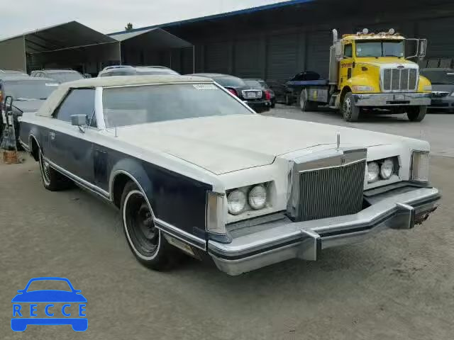 1979 LINCOLN CONTINENTL 9Y89S706495 зображення 0