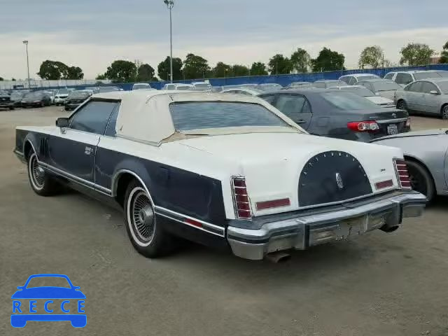 1979 LINCOLN CONTINENTL 9Y89S706495 зображення 2