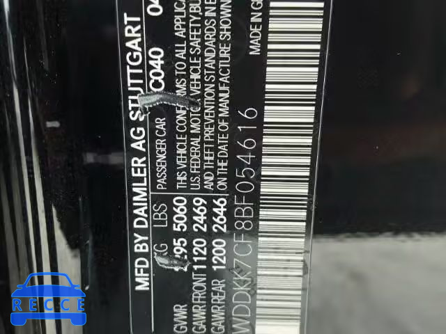 2011 MERCEDES-BENZ E550 WDDKK7CF8BF054616 image 9
