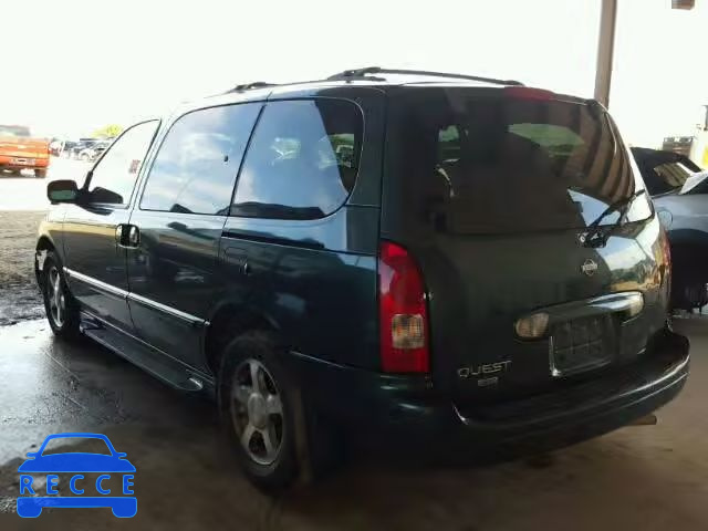 2002 NISSAN QUEST SE 4N2ZN16T22D814899 image 2