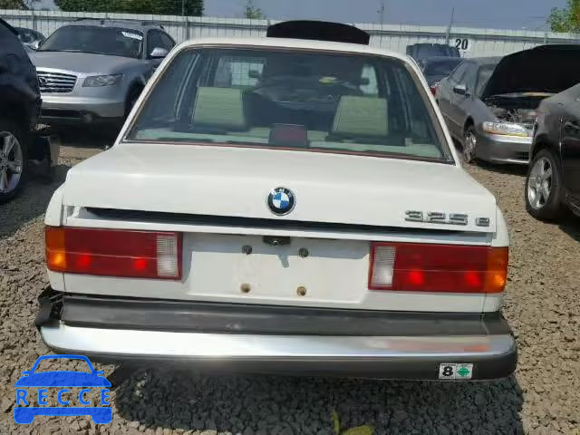 1986 BMW 325E AUTOMATIC WBAAE6404G1705453 image 8