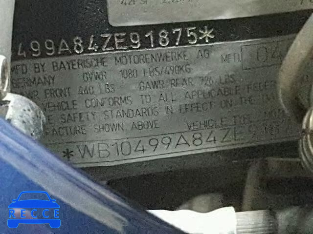 2004 BMW R1150RT WB10499A84ZE91875 зображення 18