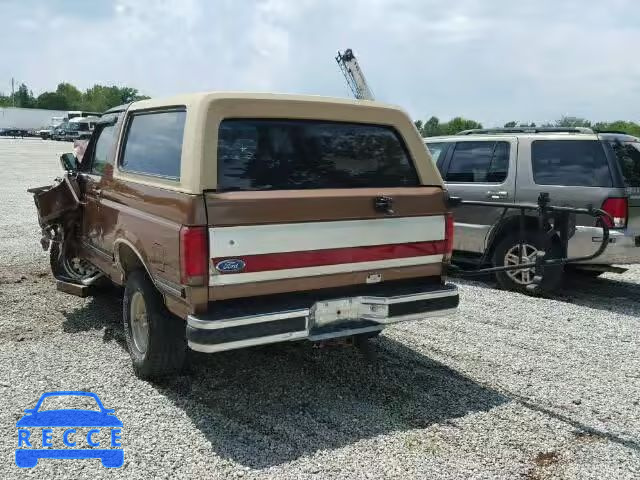 1991 FORD BRONCO 1FMEU15H8MLA44634 image 2