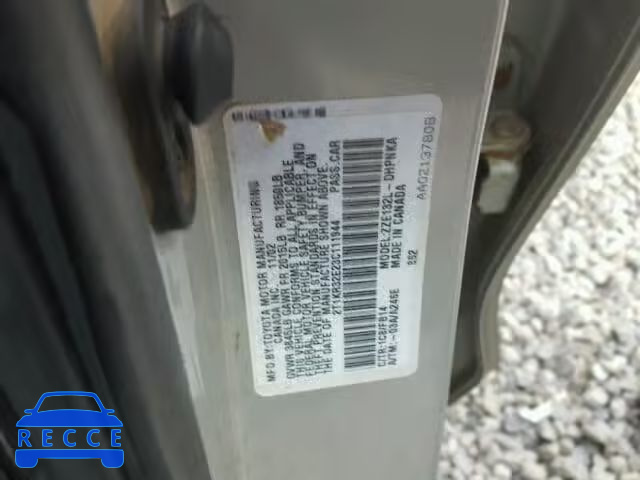 2003 TOYOTA COROLLA MA 2T1KR32E23C111944 Bild 9