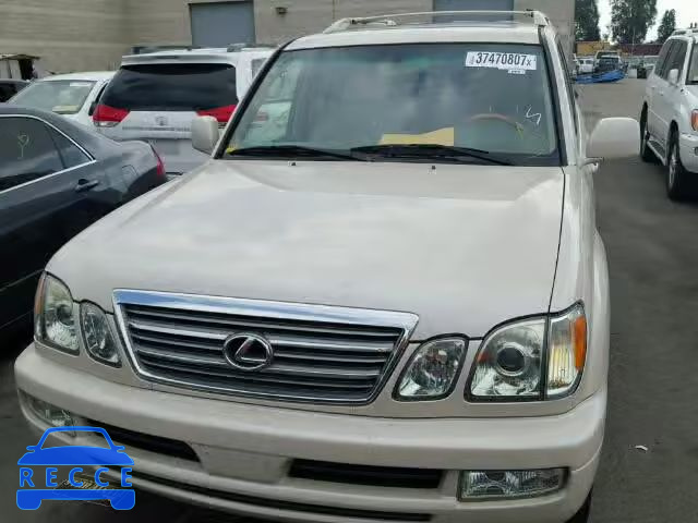 2004 LEXUS LX 470 JTJHT00W643542543 image 8