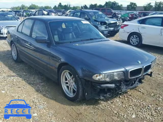 1999 BMW 740I AUTOMATIC WBAGG8337XDN73279 зображення 0