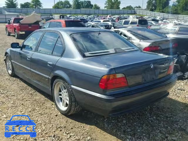 1999 BMW 740I AUTOMATIC WBAGG8337XDN73279 зображення 2