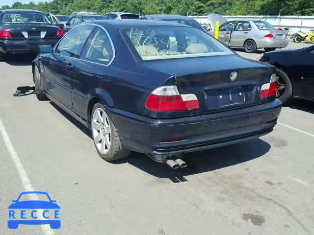 2003 BMW 3 SERIES WBABN33453PG61982 image 2