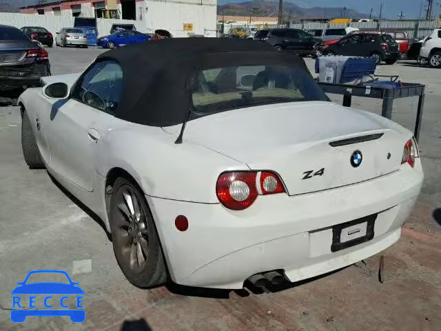 2005 BMW Z4 2.5I 4USBT33535LS58621 image 2