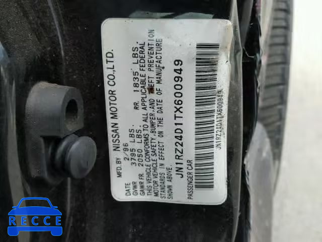 1996 NISSAN 300ZX JN1RZ24D1TX600949 image 9