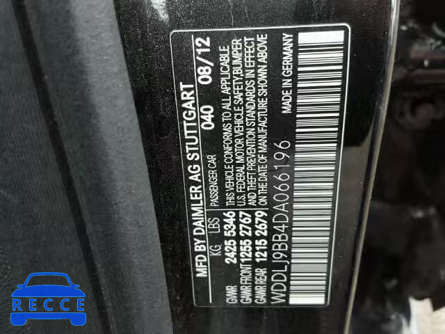2013 MERCEDES-BENZ CLS550 4MA WDDLJ9BB4DA066196 image 9