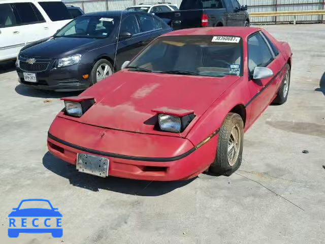 1988 PONTIAC FIERO 1G2PE11R8JP215934 image 1